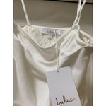 Lulus  Avowed Adoration Dress Womens XS White Slip Maxi Strappy Bridal Wedding Photo 2