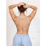 Gymshark YoungLa W363 Back it Up Top Sports Bra Square Neck Open Black Strappy Black S Photo 1