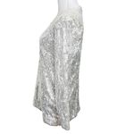 Majorelle  Ash White Silver Sequin Shimmer Mini New Years Eve Dress Womens Size S Photo 3
