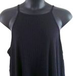 SO NWOT  Juniors’ Black Halter Neck Ribbed Tank Dress – Size 2X Photo 5