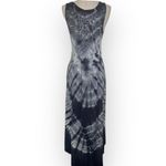 Vocal rhinestone hi low dress, ladies small gray tie dye graphic tank dress Photo 3