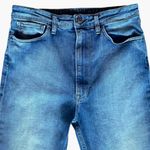 3x1 Empire Crop Flare High Waist Med Wash Blue Jeans Sz 30 Photo 2