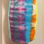 Handmade H&M Multicolor Tie Dye Strapless Dress size medium Pink Photo 5
