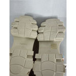 Dream Paris Womans Dream Pairs Ankle Boots Pullon Ivory 8.5 Chunky Heel Elastic Ankle NWOT Photo 5