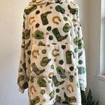 Throwzy Lucky Western Cowgirl Hooded Oversized Soft Lounge Sweater One Size Green Size XL Photo 1