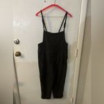 Plaid Adjustable Strap Four Pocket Jumpsuit Overalls M VTG Fall Dark Academia Gray Size M Photo 3