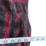 ZARA  asymmetrical striped black red heather dress size XS Photo 9