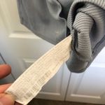 ZARA Light Blue Knit Ribbed Short Sleeve Top Size M Photo 5