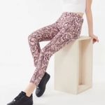 Urban Outfitters BDG Twig High Rise Pink Brown Snakeskin Snake Cropped Ankle 27 Photo 2