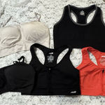 Lot Of 5 Bras, Warner’s, Avia, HealthyYoga, Wireless, Sports Bras, Front Open,XL Black Photo 0