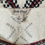Lucky Brand NWOT Cora Aztec diamond cute wide sleeve jersey top Photo 5