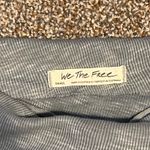 We The Free  Get Together Gray Long Sleeve Off Shoulder Shirt. Size Small Photo 6