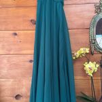 Lulus  Vivid Imagination Emerald Green Cutout Maxi Dress Weeding Bridesmaid Sz M Photo 3