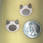 Pink and Glitter Pig Earrings Photo 3