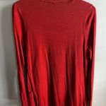 Staccato Burnt Orange / Red Open Front Cardigan Sweater Photo 1