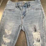 PacSun  Super Stretch Distressed Blue Jegging - Size 23 - VGUC Photo 2