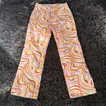 None Groovy vintage style 1970’s orange jeans Photo 0