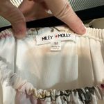 Miley + Molly Elegant Floral High Low Dress with Lace Trim Photo 2