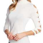 CeCe  Bowtie Cutout Sleeve Sweater NWT XS Photo 0