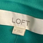 Loft Green Satin Slip Dress Photo 7