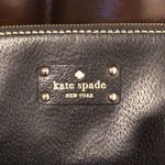 Kate Spade Black Leather Satchel Top Zipper Bag with Front Zipper Pocket Photo 5