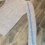 Ann Taylor LOFT Gray Crocheted Knit Sweater Photo 9