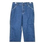 Liz Claiborne Vintage Mom Jeans High Waist Wide Leg Cropped Size 8 Petite Y2K Photo 4