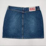 Bongo Y2K 90s Vintage Jean Micro Mini Skirt 3 Button 100% Cotton Junior SZ 5 Photo 1