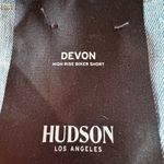 Hudson Jeans  Devon High-Rise Distressed Biker Shorts in Lift Me Up Size 24 New Photo 5
