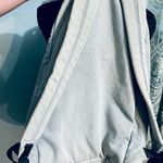Urban Outfitters Yin & Yang Backpack Light Washed Distressed Denim Zip Unisex Photo 11