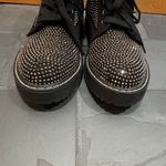 Madden Girl  Rhinestone Studded Kurrt Combat Boots - size 7M Photo 5