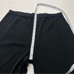 Ming Wang  Womens Size Large Cropped Black Pants Pull-on Stretch Wide Leg Office Photo 6