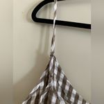 ALI GOLDEN JUMPER WITH PATCH POCKETS KHAKI GINGHAM Brown Size L Photo 12