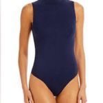 Good American Mock Neck Power Body Suit Thong. NAVY BLUE Color. Size 5/2XL NWOT Photo 1