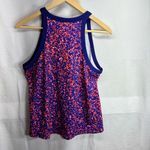 Nike ‎ Blue and Orange Sleeveless Crop Tank Top Photo 1