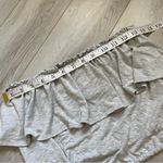 Abercrombie & Fitch Ruffle Crop Tie Tube Top Gray (Medium) Photo 6