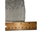 American Eagle AEO Open Knit Beanie Slouch Hat Cream Grey Lace Detail Women’s One Size Photo 4