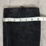 Elie Tahari  Black Suede Tall Boots Size 38.5 Photo 9