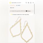 Kendra Scott Sophee Drop Earrings in Gold Photo 3