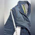 Armani Exchange Blue Denim Jacket with Yellow Highlights ππ» Photo 9