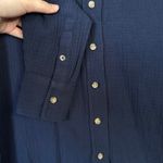 J.Crew  Classic-Fit Soft Gauze Shirt-Dress Navy Blue Size 8 Dressy Casual Photo 5