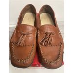 Anne Klein Graceanns Iflex tobacco leather 9 1/2 M women's slip on tassels Photo 4