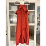 C/MEO COLLECTIVE C/MEO‎ Collective RED Affinity Midi Dress small size 4 NEW Photo 2