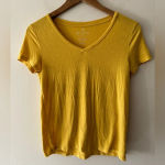 American Eagle  Yellow Soft & Sexy Short Sleeve Top Photo 0
