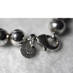 Source Unknown .925 Solid Sterling Silver 17" 24 Grams Beaded Choker Sophisticated Necklace Photo 1