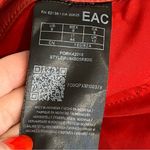 Guess faux leather vegan casual chino pant, red, sz 8, stretchy, NWOT Photo 9