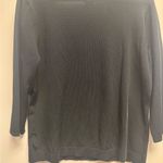 East 5th  Black V-Neck Blouse Photo 4