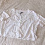 VERO MODA Cream Button-Up Top Photo 0