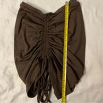 SheIn  Brown Sleeveless Ruched Tie Top S Casual Bohemian Coconut Girl Fairycore Photo 5