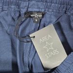 Area Stars Ali Cropped Drawstring Pants Navy S NWT Blue Photo 2